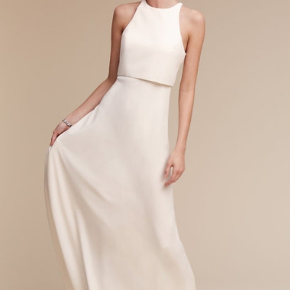 BHLDN Dresses & Skirts - BHLDN Iva Crepe Maxi